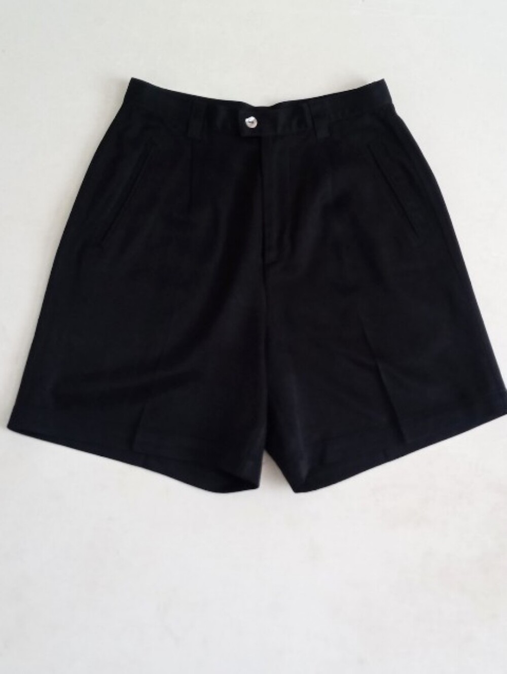 Tommy Bahama vintage black silk pleated shorts